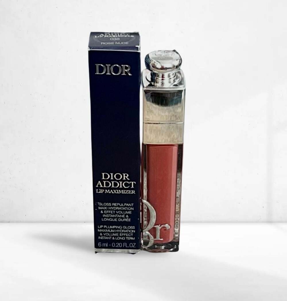 Dior Addict Lip Maximizer Plumping Gloss in shade 038 Rose Nude. NIB! MSRP $42. - Picture 2 of 7